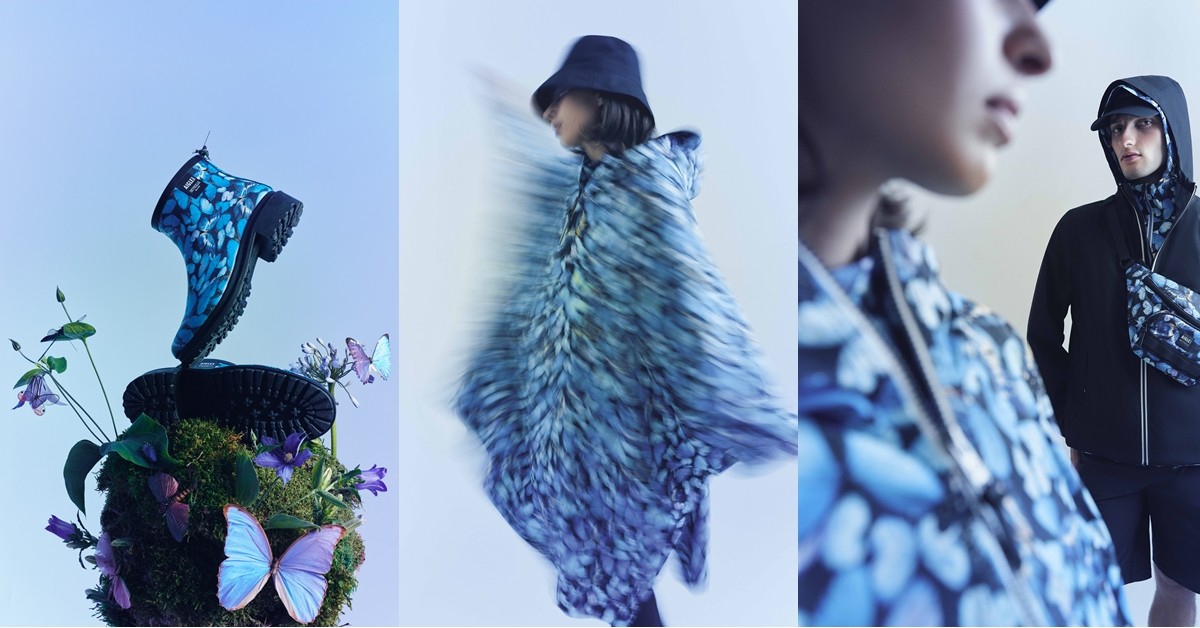 超美「藍閃蝶」印花來自真的標本！法國品牌 AIGLE、DEYROLLE 推限量聯名