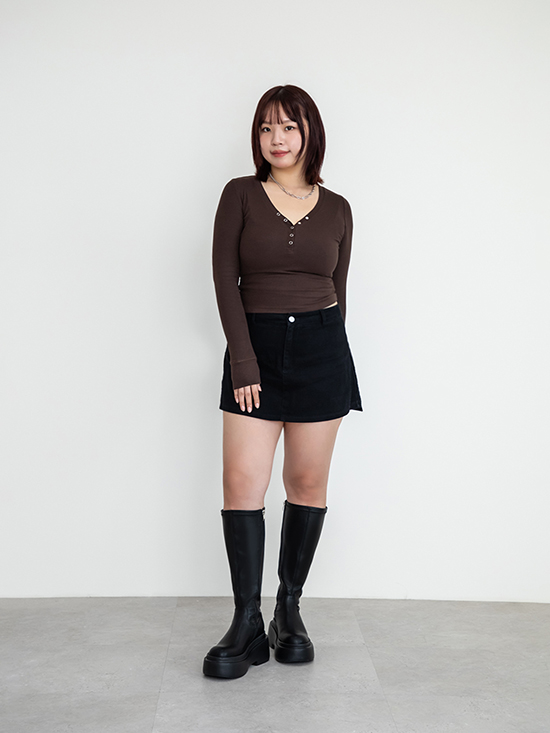 D+AF肉肉女孩長靴穿搭推薦 【加寬筒圍】時髦大長腿加厚底長靴