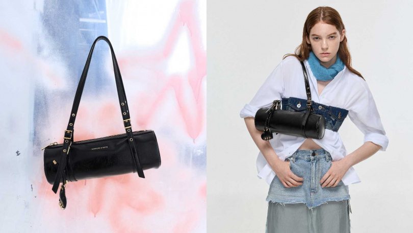 CHARLES & KEITH Rey圓筒肩背包／2,390元（圖／品牌提供）