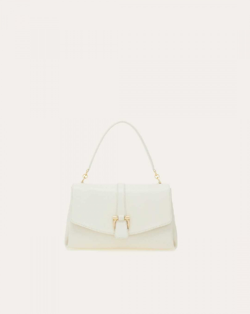 Ferragamo 翻蓋手提袋 (小號) （圖／品牌提供）