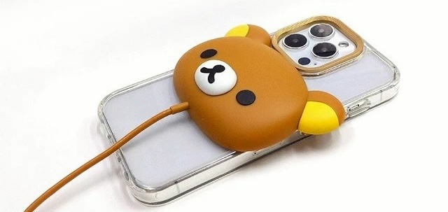 【Timo禮品館】Rilakkuma拉拉熊 造型磁吸無線充電盤(附底座)