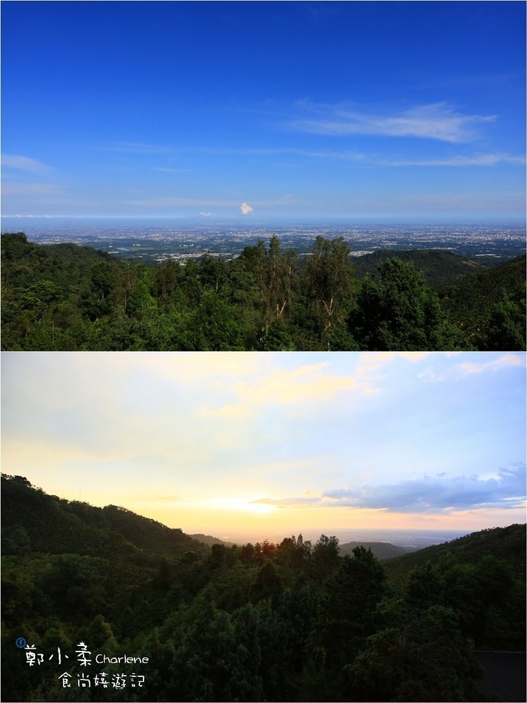 雲林古坑|意境森林民宿-農場秘境步道蝴蝶谷.眺望日落黃昏夜景