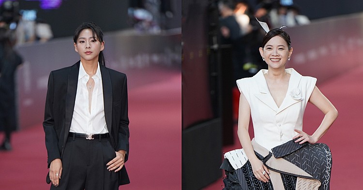 典禮主持人－曾寶儀皆以一頭短馬尾，創造靈動氣質。