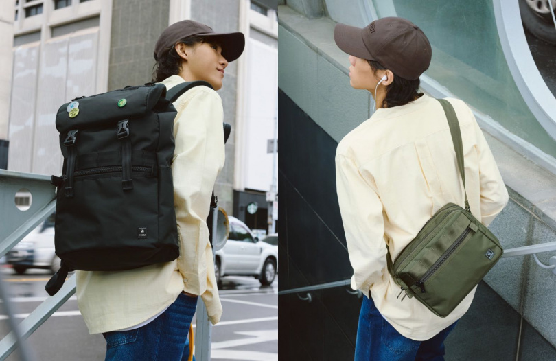 PORTER INTERNATIONAL YOUNGSTER後背包／6,250元、YOUNGSTER雙層斜背包(M)／4,850元。（圖／品牌提供）