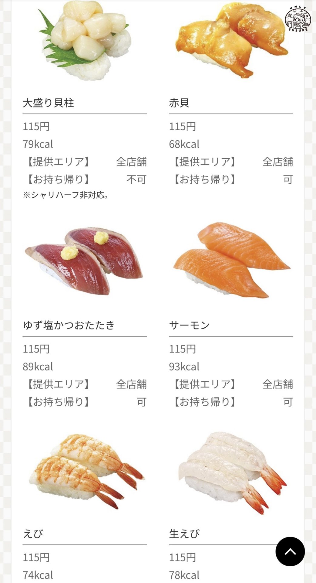 沖繩藏壽司菜單