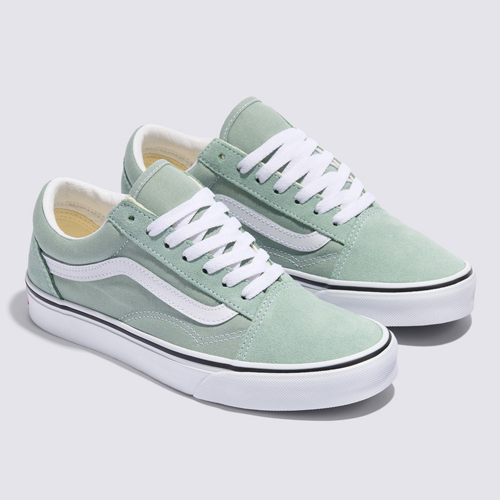 Vans Old Skool 男女款綠色滑板鞋