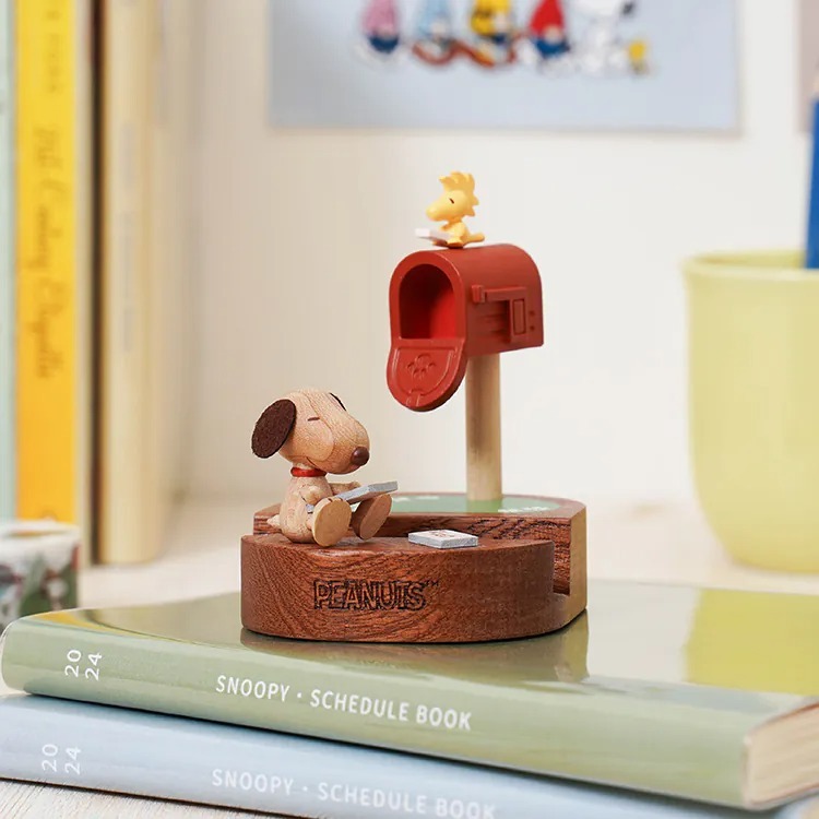 史努比SNOOPY 木質手機座(1284030)-史努比信箱【墊腳石】