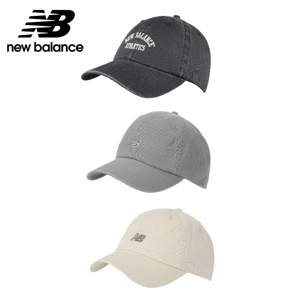 [New Balance官方旗艦店]刺繡NB棒球帽/斜紋布老帽/復古帽