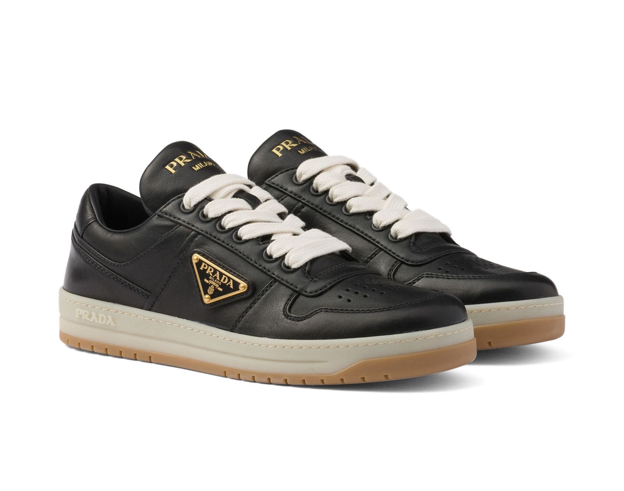 Prada Downtown leather sneakers