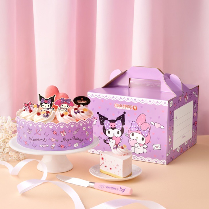 【COLD STONE】 My Melody & Kuromi浪漫時刻6吋冰淇淋蛋糕(美樂蒂酷洛米)