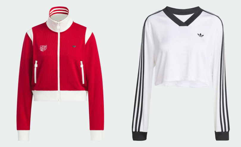 推薦單品：adidas Originals三線外套、長袖上衣（圖／品牌提供）