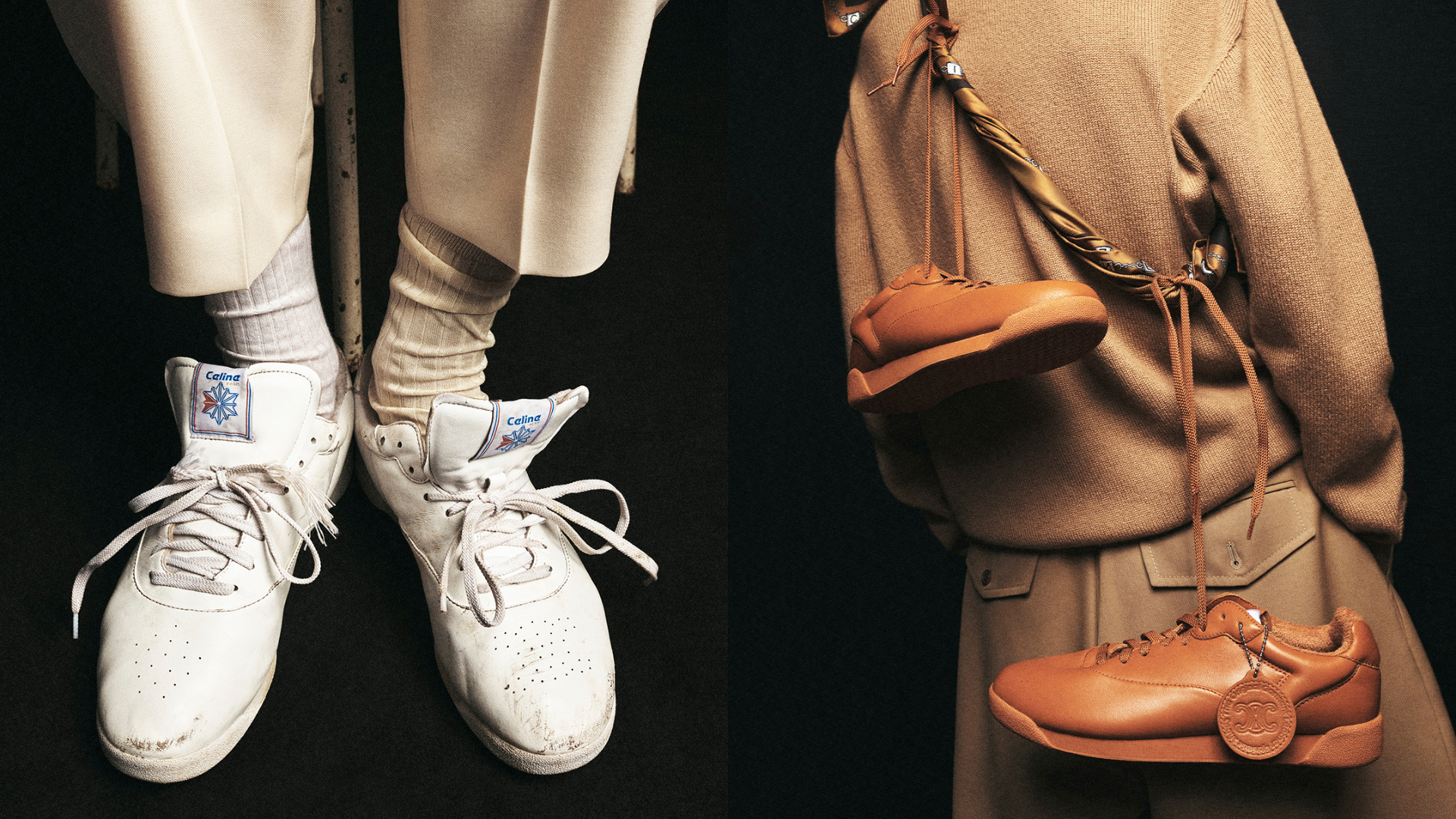 Celine/Reebok 1982經典Freestyle Lo