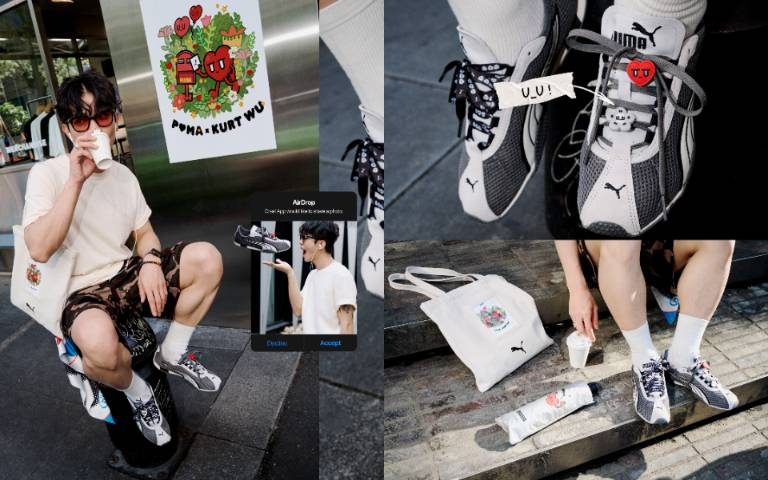 今夏最會放電的鞋！PUMA x Kurt聯名、厭世愛心設計太犯規，插畫控必收