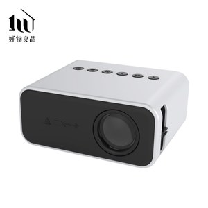 【好物良品】白色USB充電迷你輕巧便攜式戶外露營微型投影機