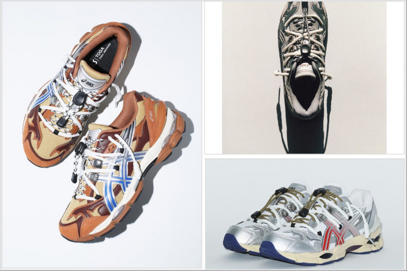 ASICS SPORTSTYLE × TOGA ARCHIVES GEL-CUMULUS 16 TG 琥珀棕、石墨灰、烈焰紅 各8,680元。（圖／品牌提供）