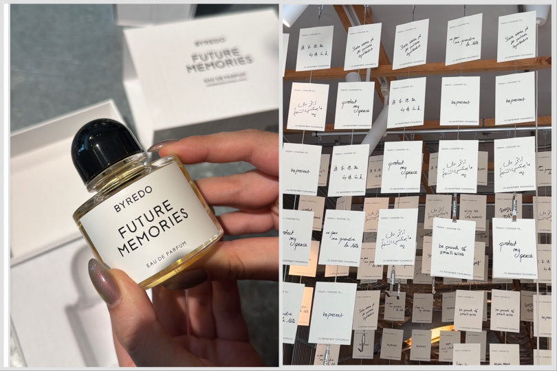 BYREDO《未來之憶淡香精》×重本書店期間限定活動8月13日至8月17日登場。（圖／品牌提供）