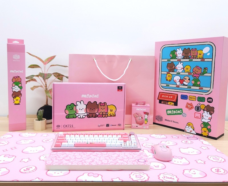 LINE FRIENDS minini 鍵盤滑鼠組合包