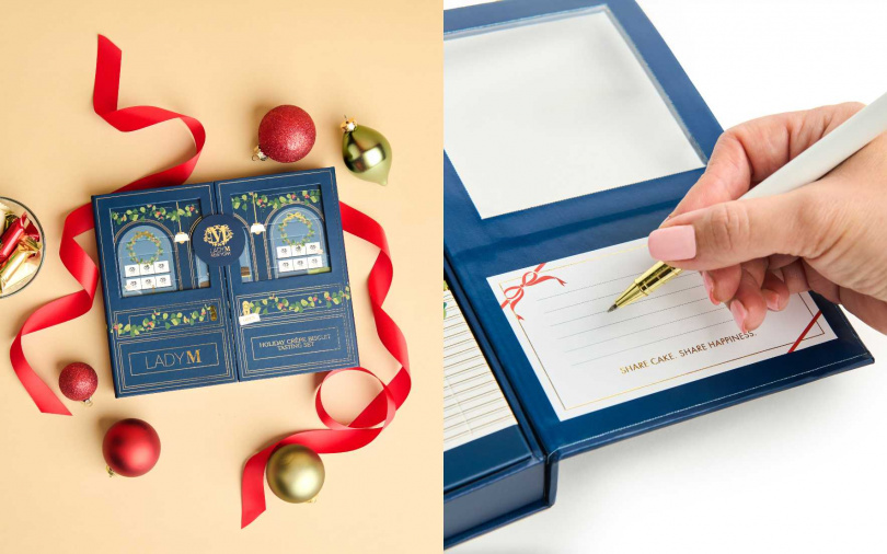 LADY M 2025 聖誕可麗捲餅禮盒售價1200元。（圖／品牌提供）