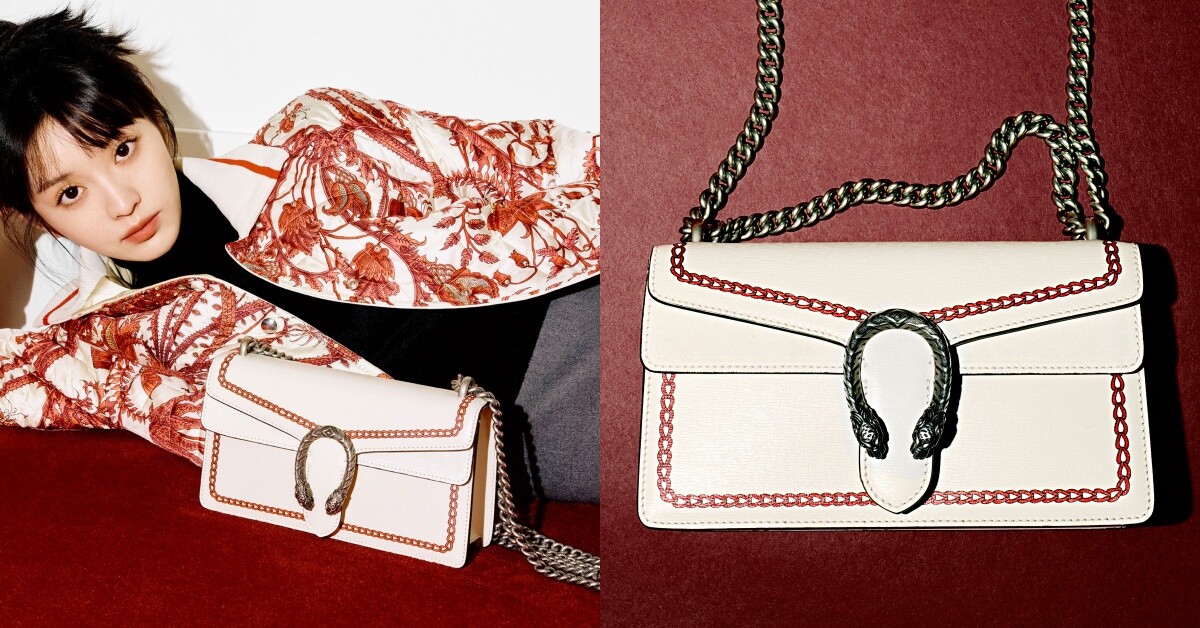 2024龍年限定精品包4：GUCCI DIONYSUS肩背包，NT$103,000