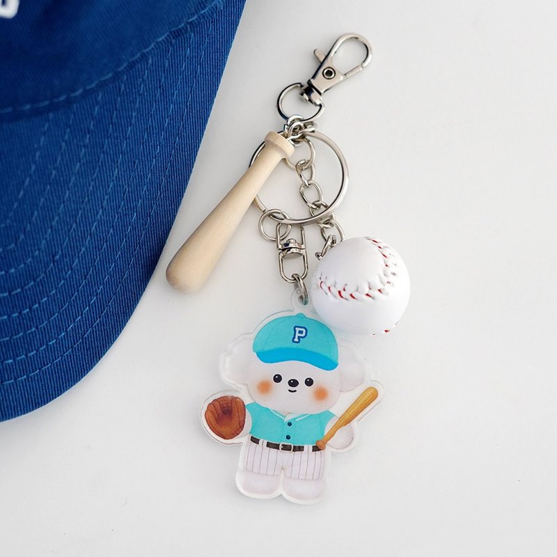 棒球造型鑰匙圈