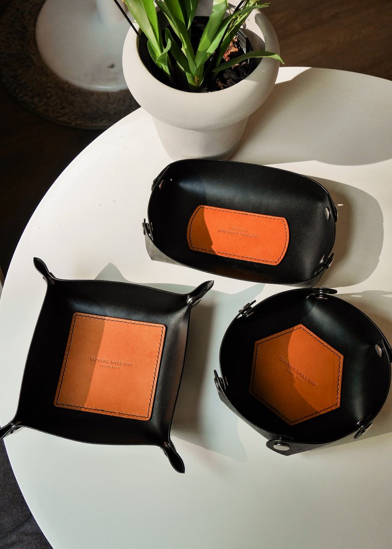 TaiYang 真皮收納盤 門口小物 皮革盤 皮革置物盤