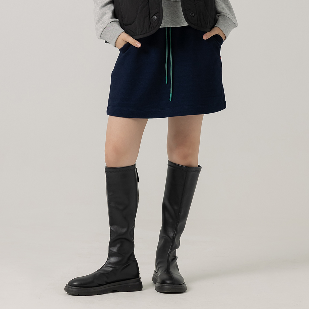 a la sha 抹茶揮揮手棉質牛仔短褲裙