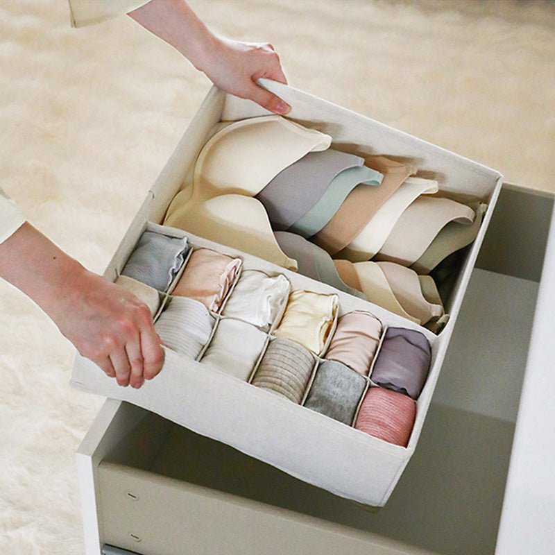 布質衣櫃抽屜用內衣褲分類收納盒(41cm面寬)-3入 單一規格