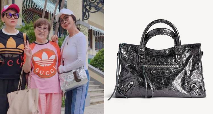 誰說經典就只能走向沉穩內斂？美鳳姐再次用實際穿搭證明，真正有底氣的優雅女性，同樣能自在駕馭潮流最前線。這款來自Balenciaga經典的「Le City」機車包系列，以帶有粗獷感的鞣製皮革與標誌性金屬細節，為日常造型注入不被年齡定義的力量感。