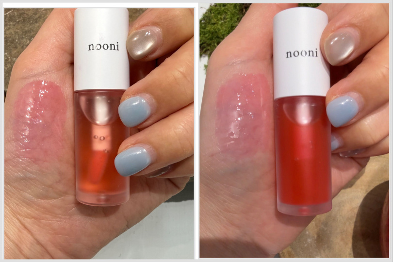 nooni蘋果精萃美唇油（蘋果牡丹、蘋果莓果）3.7ml／450元。（圖／品牌提供）