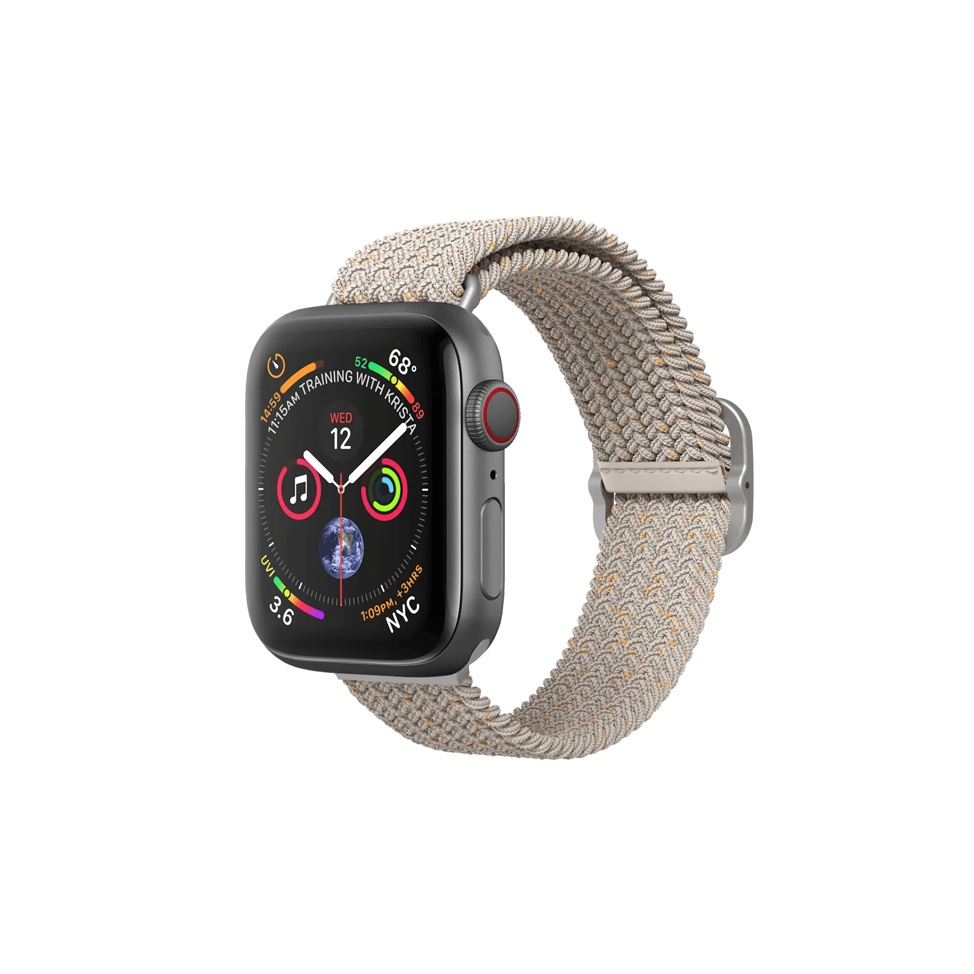 Apple Watch Series 4 (44mm) Apple Watch 專用編織錶帶 暖沙棕