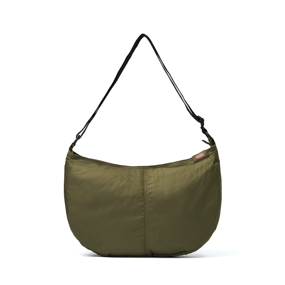 Dickies男女款軍綠色品牌Logo織標可調節式背帶尼龍托特小包|DK0A4Z6EMGR