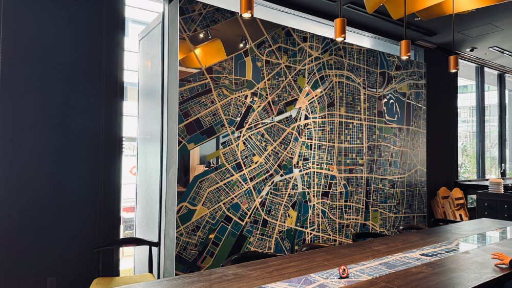 Hotel INTERGATE 大阪梅田_報到大廳_LOUNGE_大阪地圖