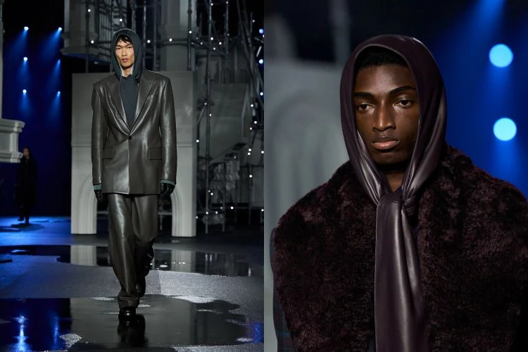 Daniel Lee說「既適合夜晚，也適合白天」，我在秀場看著那些造型走過，確實能想像它們在城市裡穿梭的樣子。不只是為了被看見，彷彿本來就屬於那個場景。