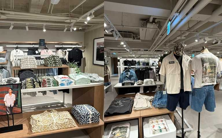 二樓男裝區（圖／黃筱婷攝）