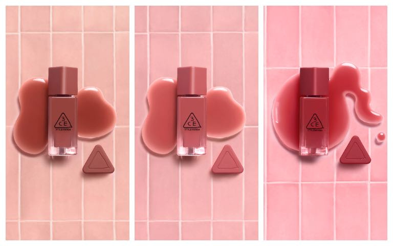 圖說：3CE果凍護唇蜜（全系列10色）主打色3色:01、02、04。（圖／品牌提供）