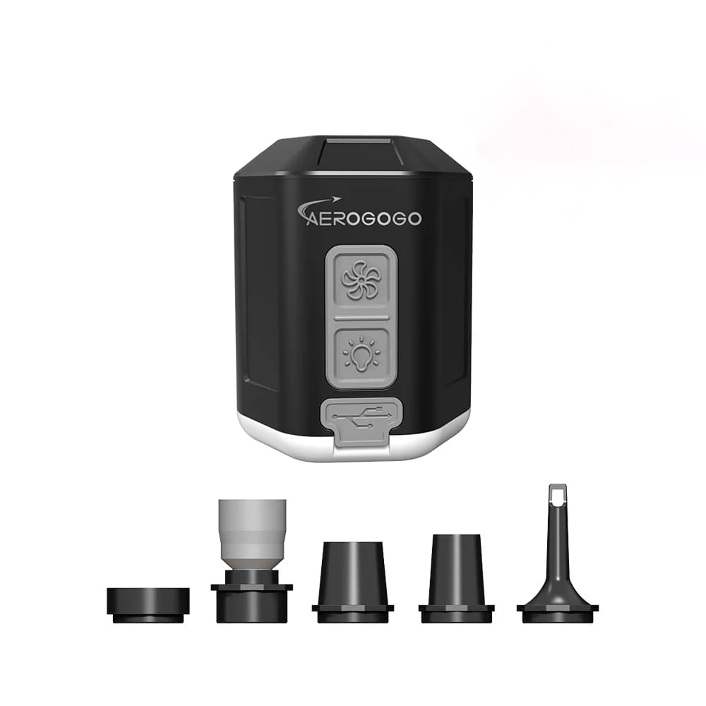 Aerogogo | GIGA PUMP 4.0 三合一口袋充氣幫浦 4.2KPa大壓力 出國換季收納必備