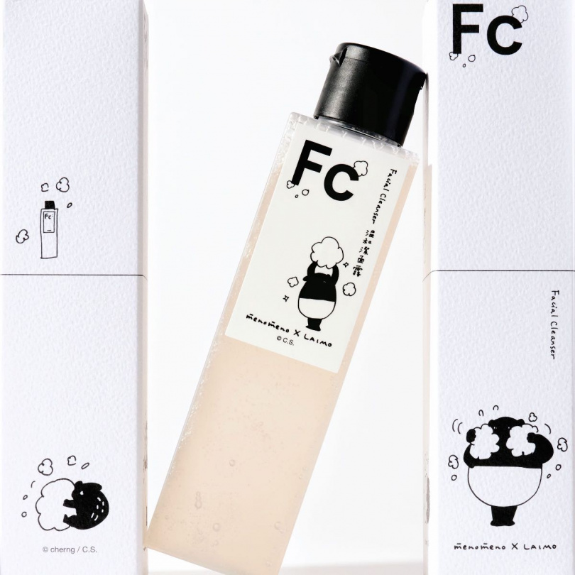 m̄enom̄eno LAIMO聯名版Fc溫和潔面露160g／680元。（圖／品牌提供）