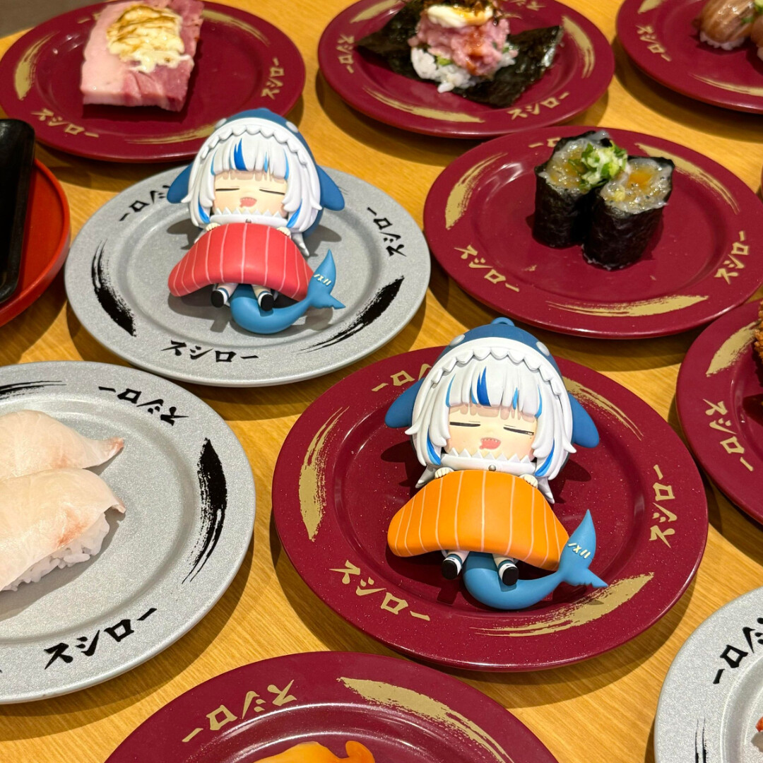 可愛爆擊！壽司郎 x Gawr Gura重磅聯名登場，Gawr Gura冷水瓶、壽司小被被一卡通必收