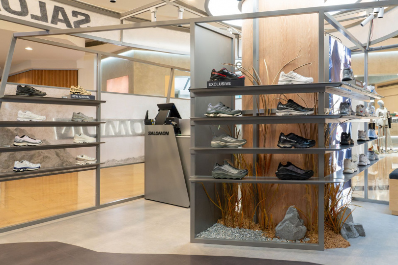 SALOMON台北101期間限定店開幕，結合機能與潮流風格。（圖／品牌提供）