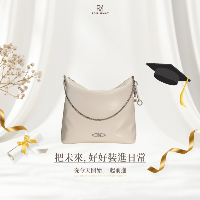 畢業快樂🎓｜願你成為想成為的大人【ROBINMAY】爵拉長型肩背包