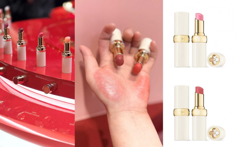 LV Baume潤唇膏#020、#030可以實現天生美唇般的自然好氣色。（圖／吳雅鈴攝、品牌提供）