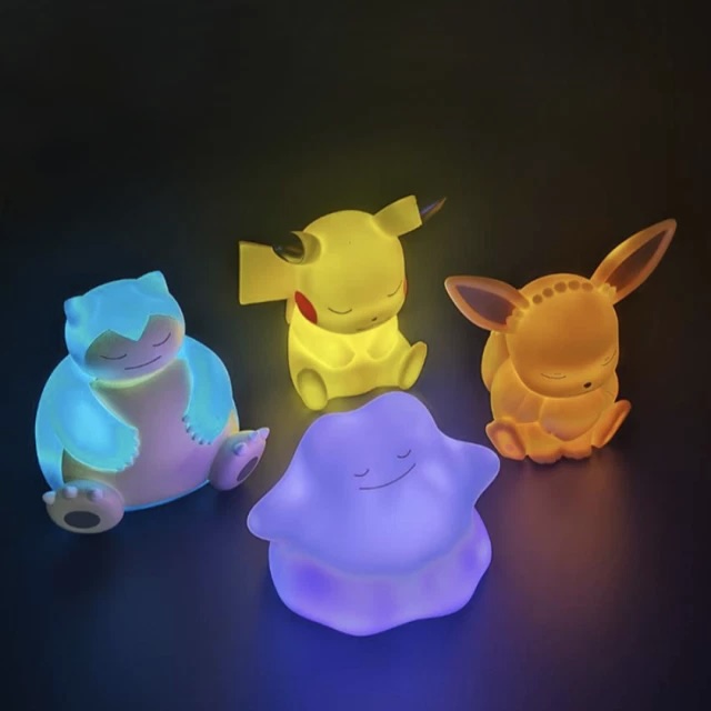 預購【遊戲家】 精靈寶可夢 Pokemon 造型夜燈 皮卡丘/伊布/卡比獸/百變怪 共四款任選