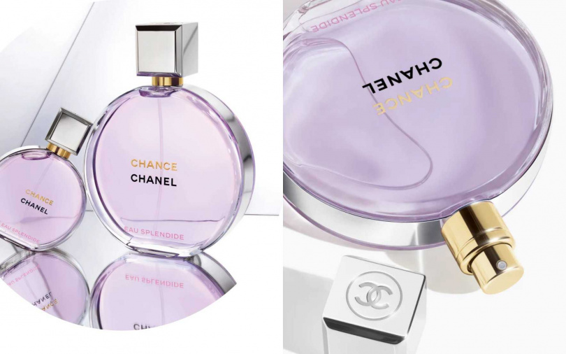 香奈兒CHANCE紫色霓幻香水35ml／3,550元、50ml／4,950元、100ml／6,900元、150ml／8,300元（圖／品牌提供）