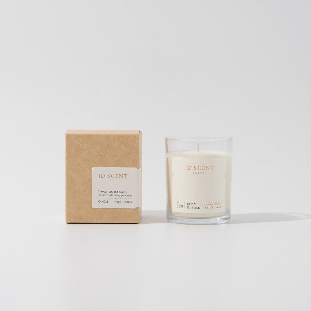 《JD SCENT》8 P.M. 冬季假期香氛蠟燭(無蓋)-100g