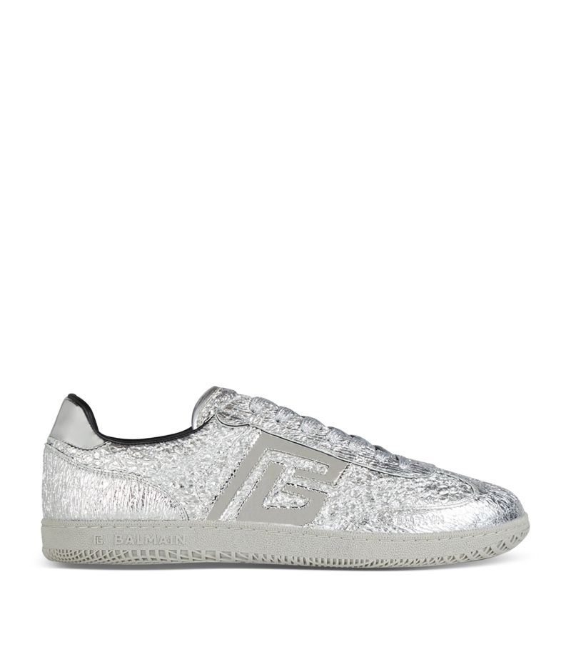 Balmain Metallic Swan Sneakers