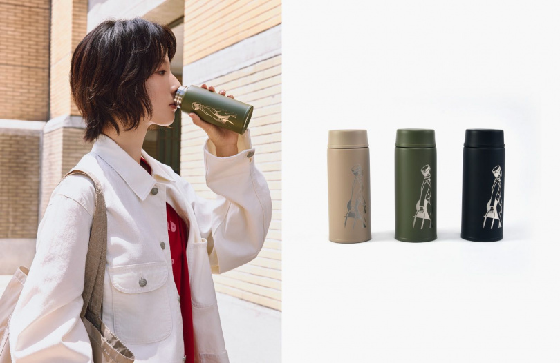 週年慶滿10,000元贈與膳魔師THERMOS聯名的350cc不鏽鋼保溫杯（圖／品牌提供）