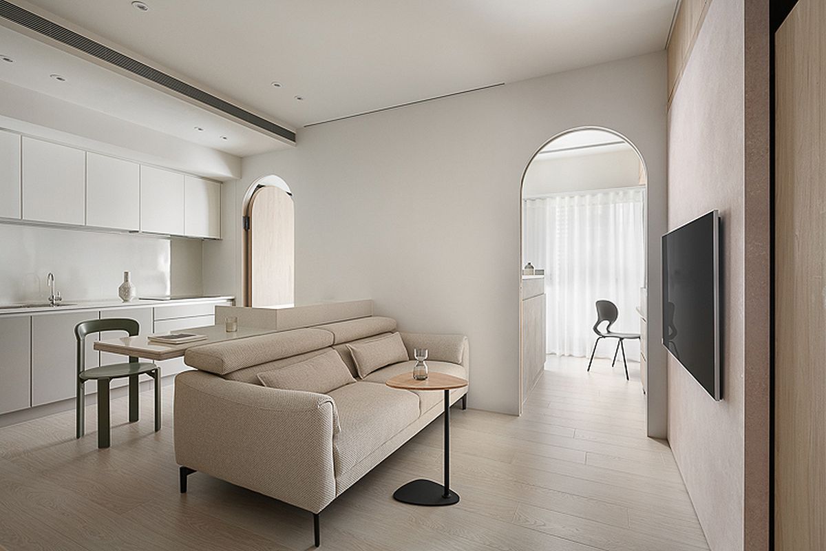 小坪數空間；客廳；住宅；建築；室內設計