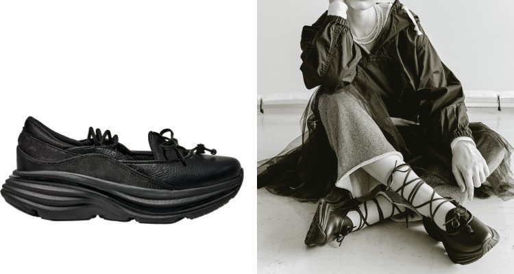 Hoka以跑鞋科技聞名，這次顛覆運動與時尚界線，推出話題新作Bondi Mary Jane。