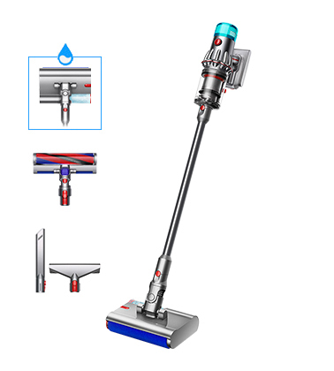 【限時首降】Dyson V12s Origin Submarine™ 乾濕全能洗地吸塵器 (雙主吸頭組)