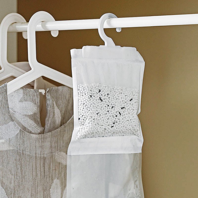 日本霜山 可掛式活性碳衣櫃/鞋櫃防潮除溼袋-3入